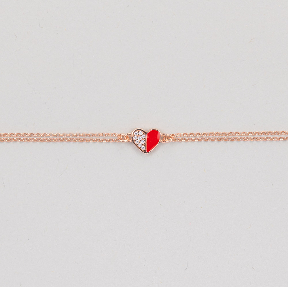 Bracciale Cuore a Metà